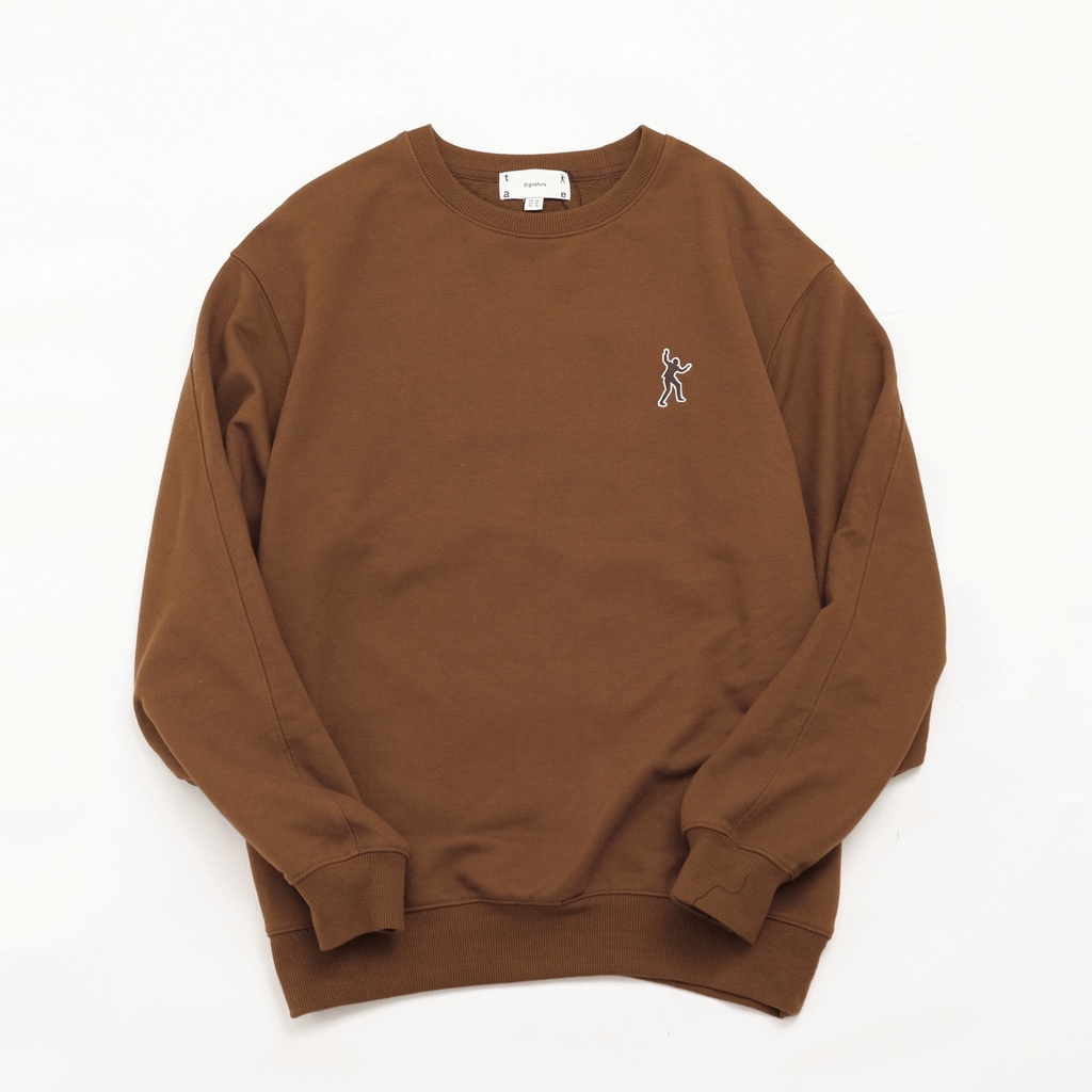 Áo Sweater Nỉ Tate Logo Nhỏ 100% Cottons Form Rộng Nhiều Màu | BigBuy360 - bigbuy360.vn