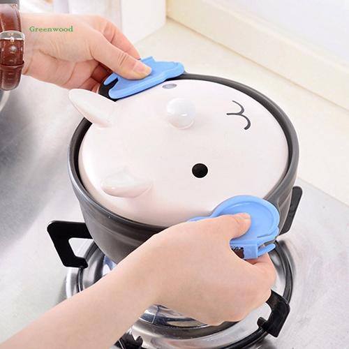 Set 2 Nhắc nồi BƯỚM kèm nam châm tiện lợi dùng kẹp nồi dĩa, trang trí tủ lạnh xinh xắn