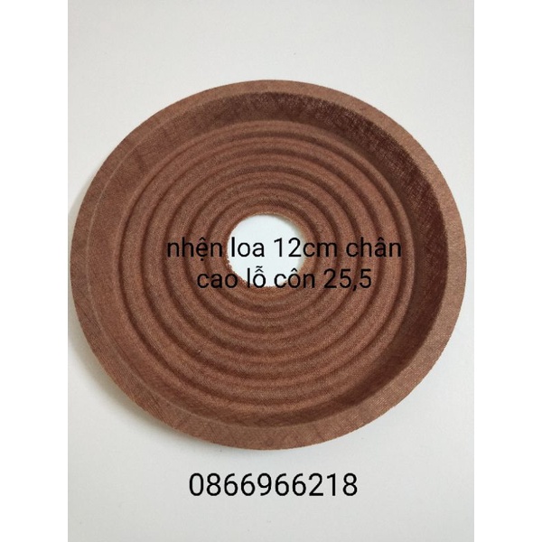 Nhện loa bass đường kính 12 cm chân cao lỗ côn 25,5.