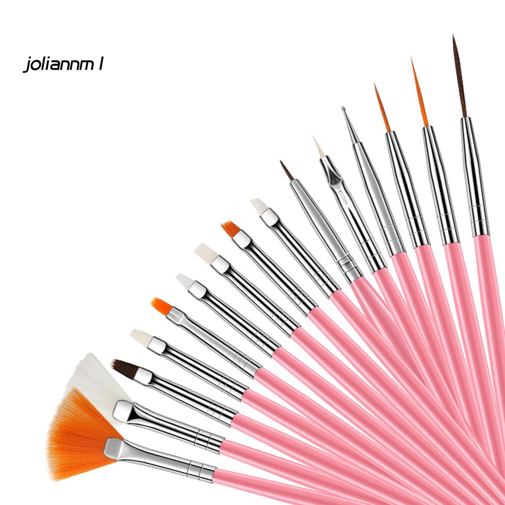 Bộ 15 Cọ Vẽ Trang Trí Móng Tay Chuyên Dụng