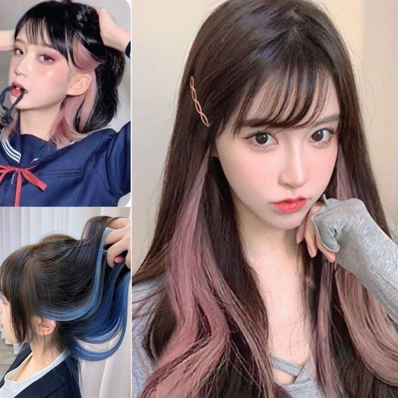 Tóc giả đẹp Bivota tóc kẹp dài nhiều màu phong cách Hàn Quốc cực xinh TO21