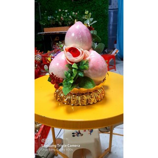 oản đào tiên 4 trái kèm mâm đế sen