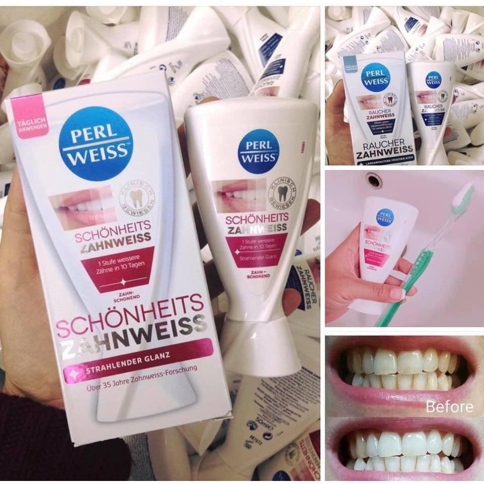 KEM ĐÁNH RĂNG SIÊU TRẮNG PERL WEISS 75ml