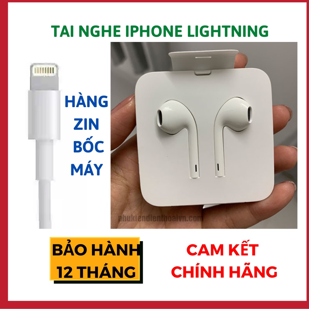 Tai Nghe IP 7/7plus/8/8plus/X /XSmax/11ProMax Ic ZIN kết nối siêu nhanh CAM KẾT CHÍNH HÃNG BH 12T