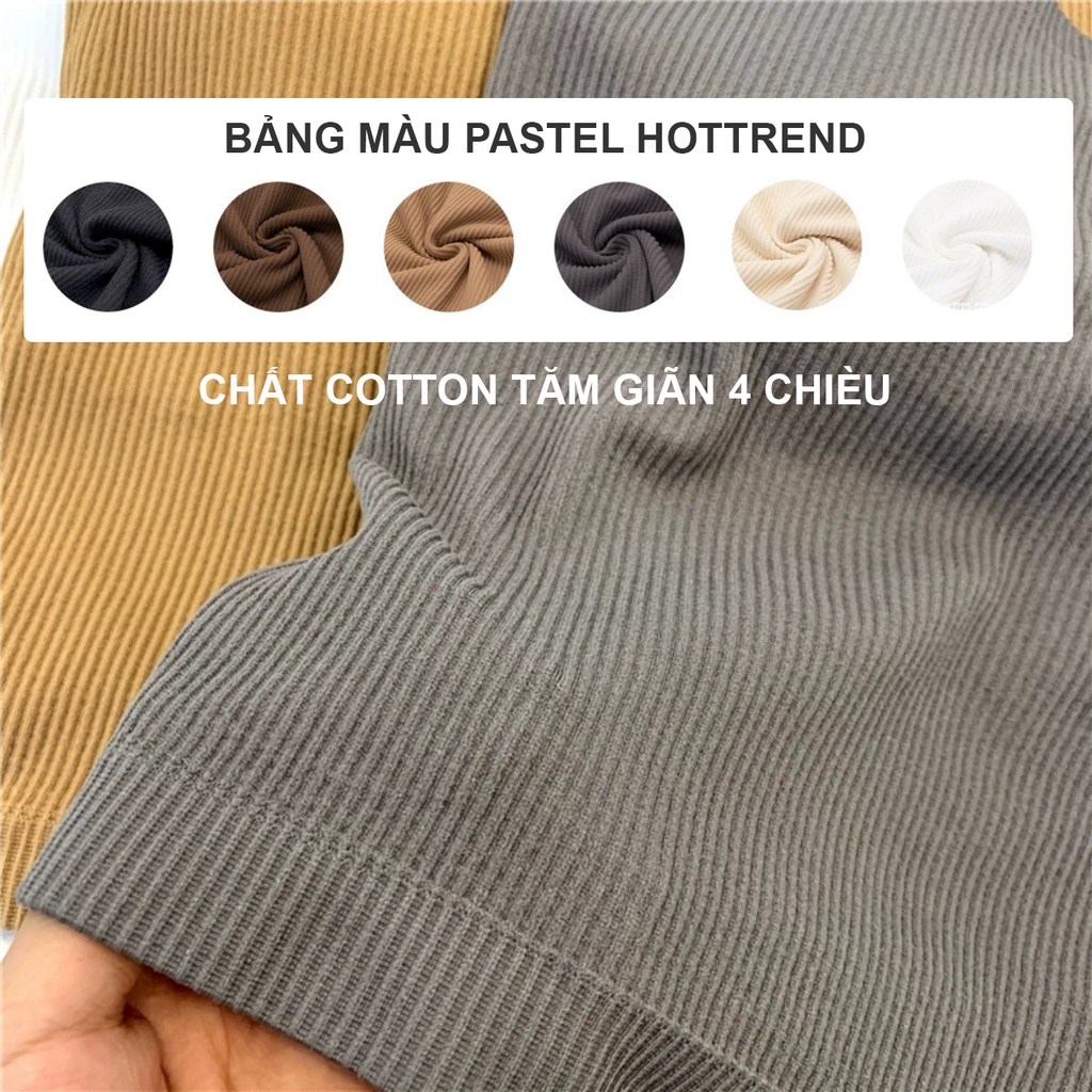 Áo bra 2s có đệm ngực dáng dài chất cotton gân tăm hàng đẹp Havana FLA66 | BigBuy360 - bigbuy360.vn