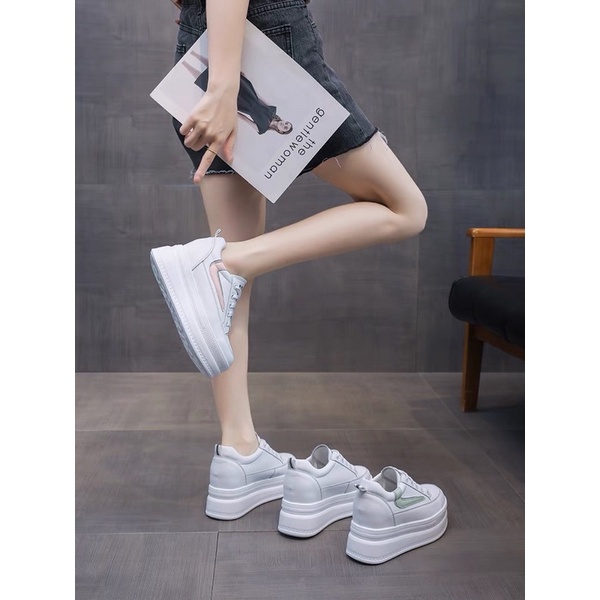 Giày thể thao đế độn nữ 9cm Aogula