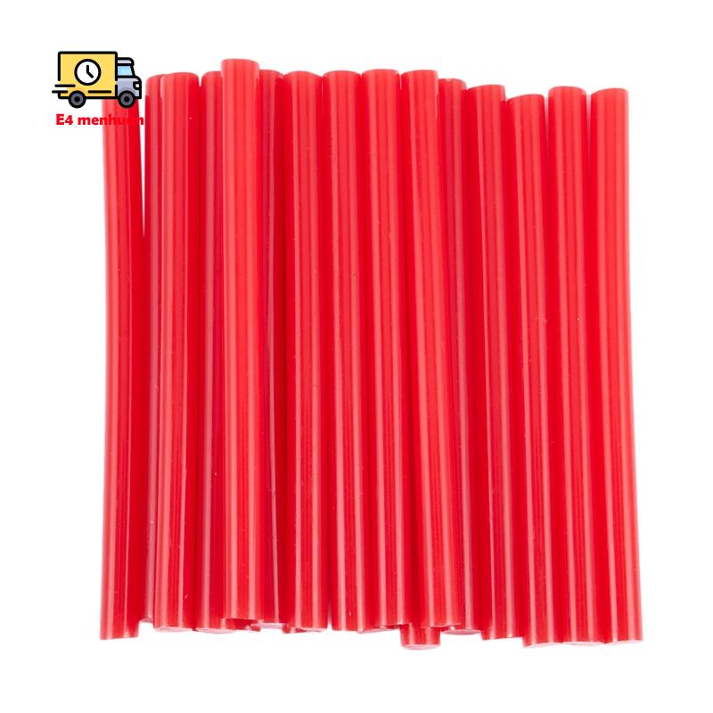 20 Que Keo Nến Màu Đỏ 7x100mm
