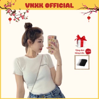 Áo len tăm nữ cộc tay siêu hot chất đẹp