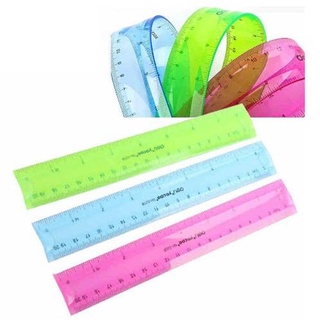 Thước kẻ dẻo màu 20-30cm - thước nhựa dẻo màu 20cm - 30cm
