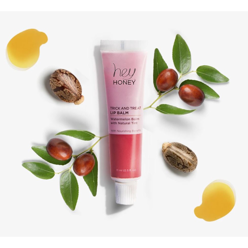 Hey Honey - Son dưỡng Trick And Treat Lip Balm Watermelon Balm with Natural Tint