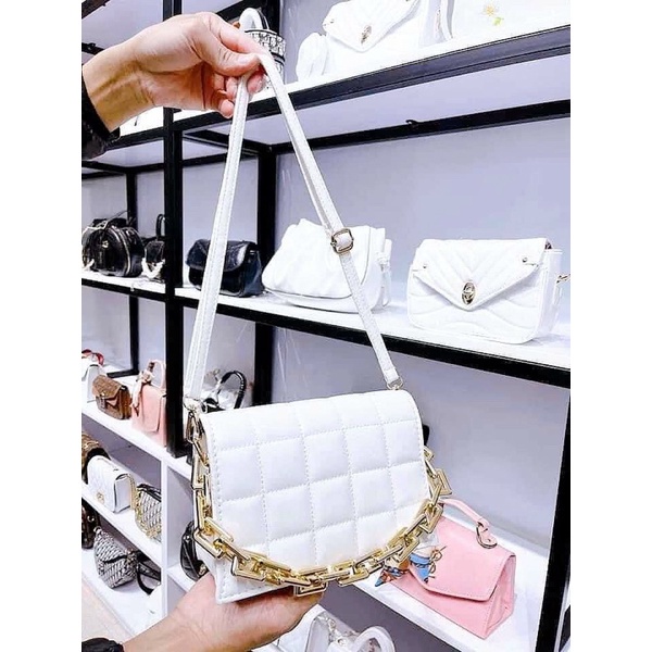 XẢ KHO Túi Xách Nữ đeo chéo đẹp da PU cao cấp thời trang Hàn Quốc kiểu dáng công sở hot trend