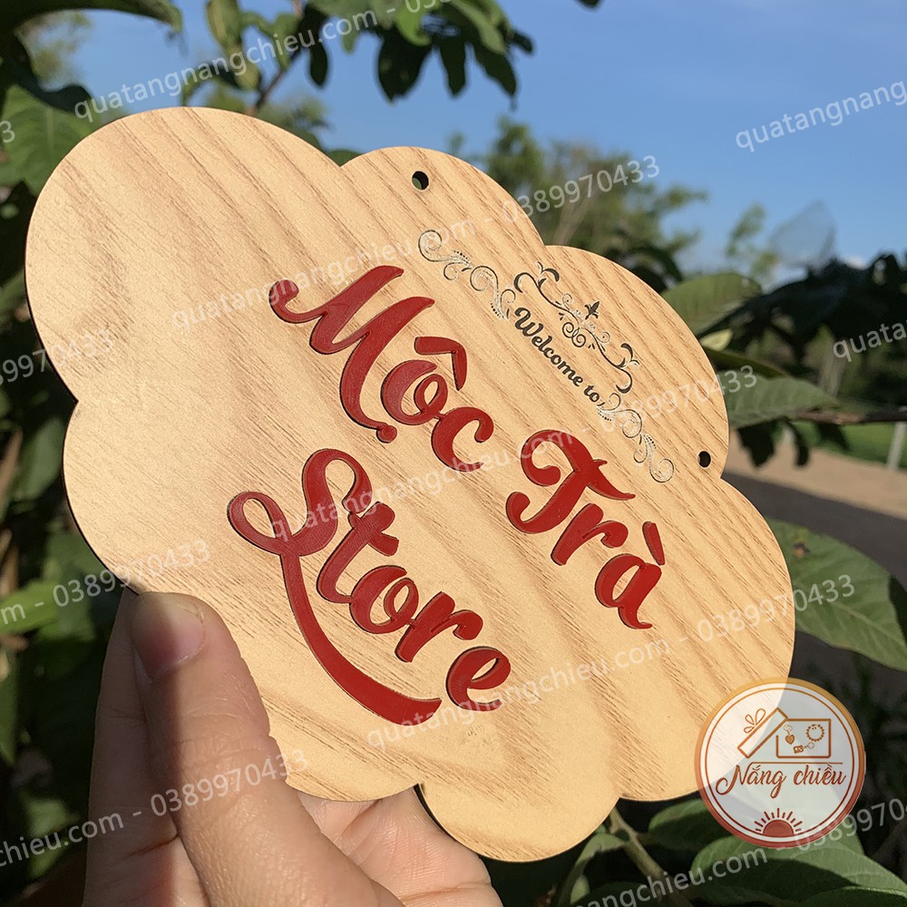 Bảng hiệu gỗ _ Bảng hiệu shop bán hàng online