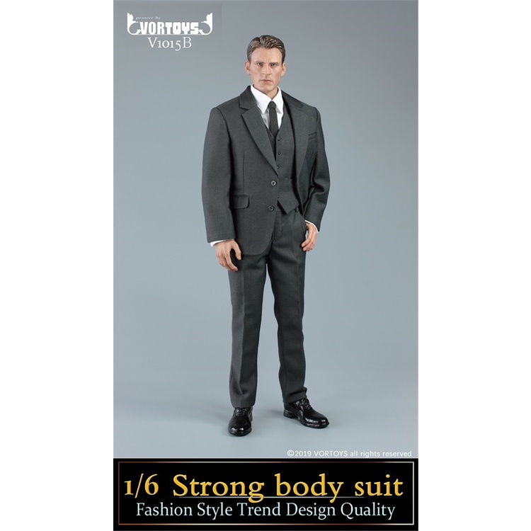 Mô hình trang phục Nam 1/6 Vest Suit V1015 - Hãng VORTOYS