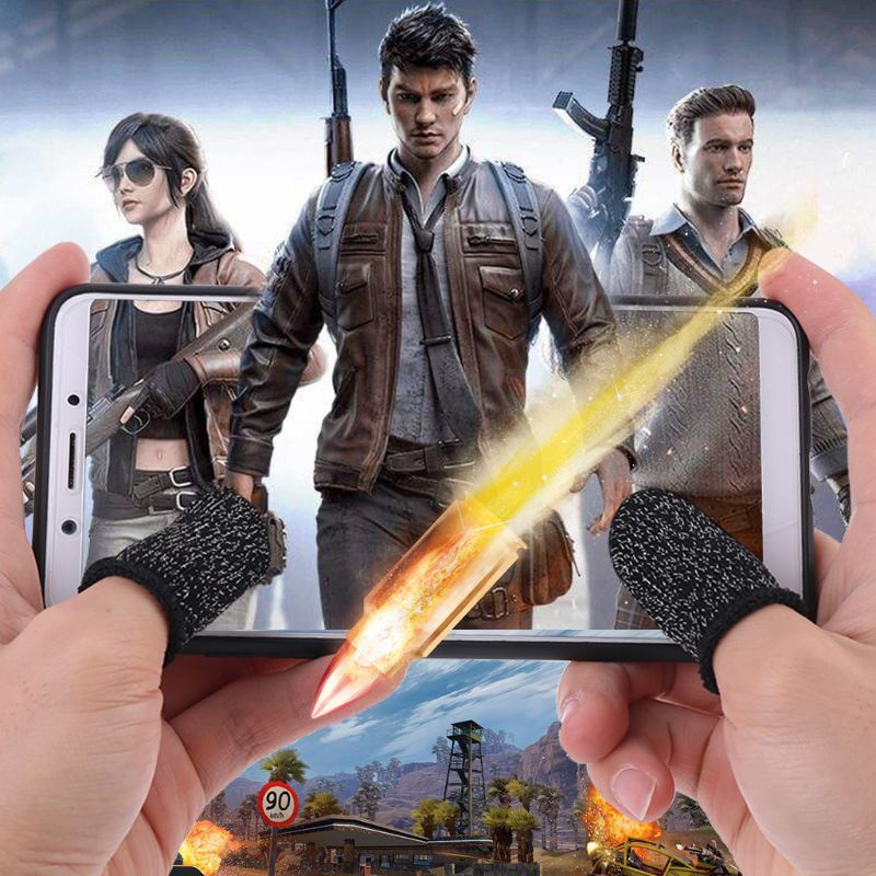 Utake Vỏ Bọc Ngón Tay Chơi game Thoáng Khí Chống Mồ Hôi Chống Trầy Xước Tiện Dụng