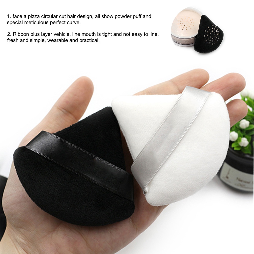 Mút Trang Điểm Bằng Cotton Mềm Mại Hình Tam Giác Tiện Dụng