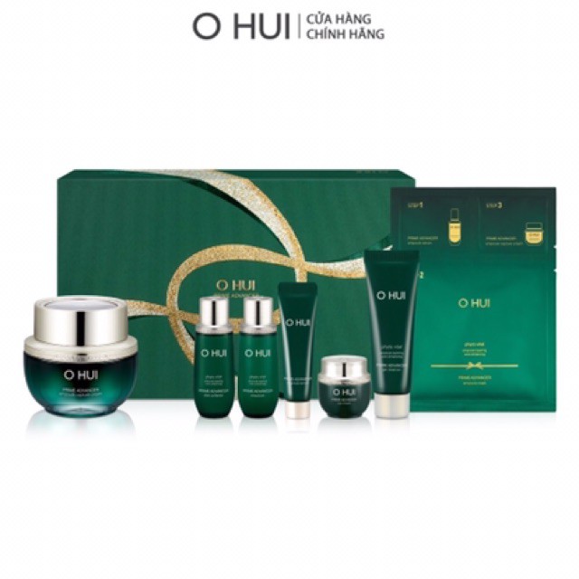 Bộ set kem cấp ẩm và ngăn ngừa lão hóa toàn diện OHUI Prime Advancer Ampoule Capture Cream