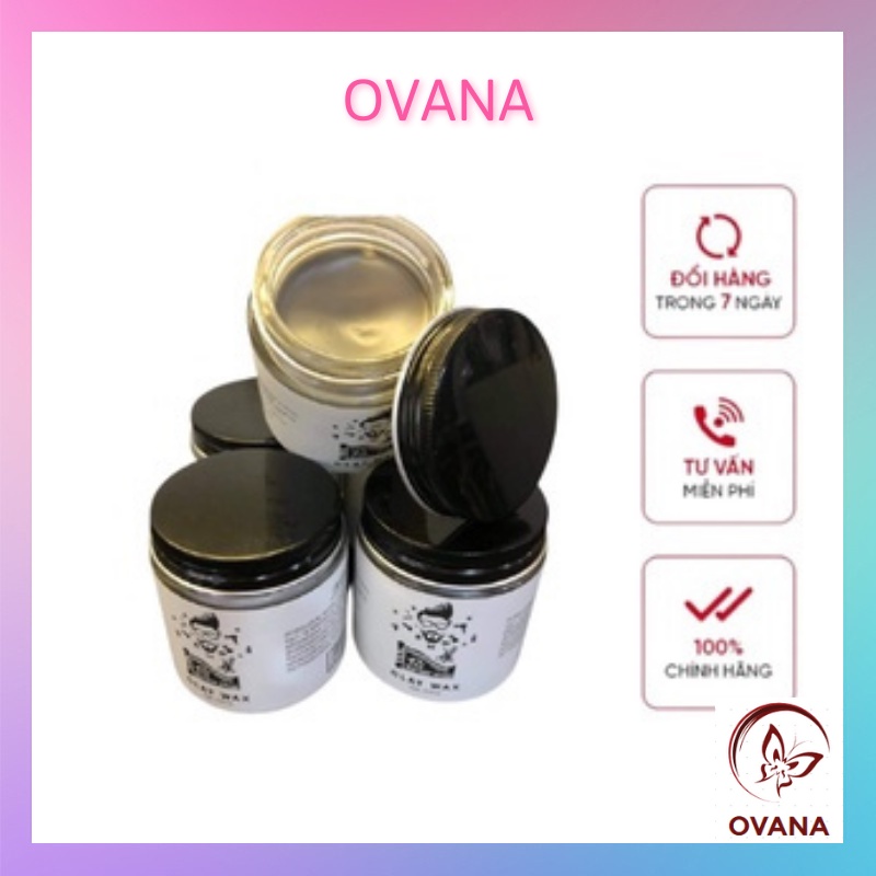 Sáp, Wax, Sáp vuốt tóc nam CLAY WAX TRẮNG Profession 100gr tạo kiểu giữ nếp cho tóc.