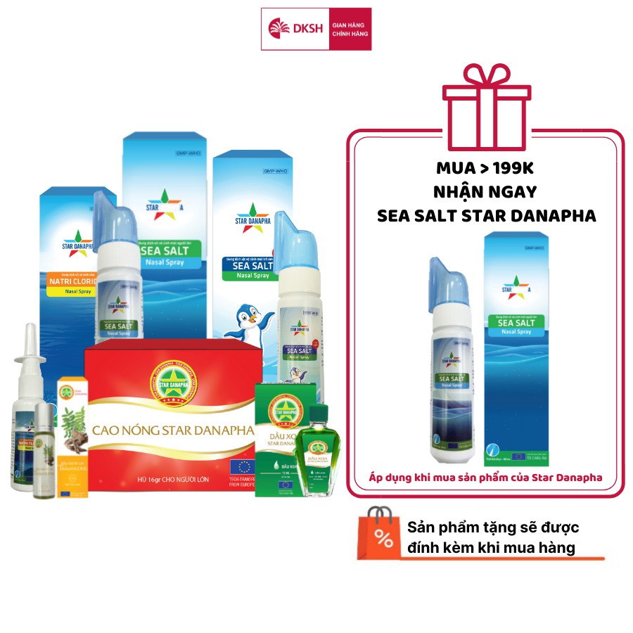 Dầu xoa Cao Sao Vàng STAR DANAPHA 24ML