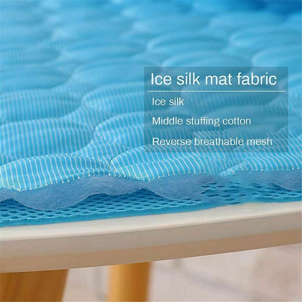 Tấm thảm gel làm mát kích thước 40 * 30cm/ 50 * 40cm/ 70 * 55cm mới dành cho thú cưng