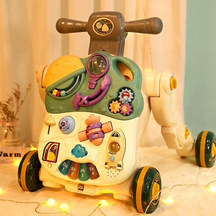 Xe Tập Đi Đa Năng Biến Đổi 5 Chức Năng Kèm Bàn Chơi Phát Nhạc Cho Bé