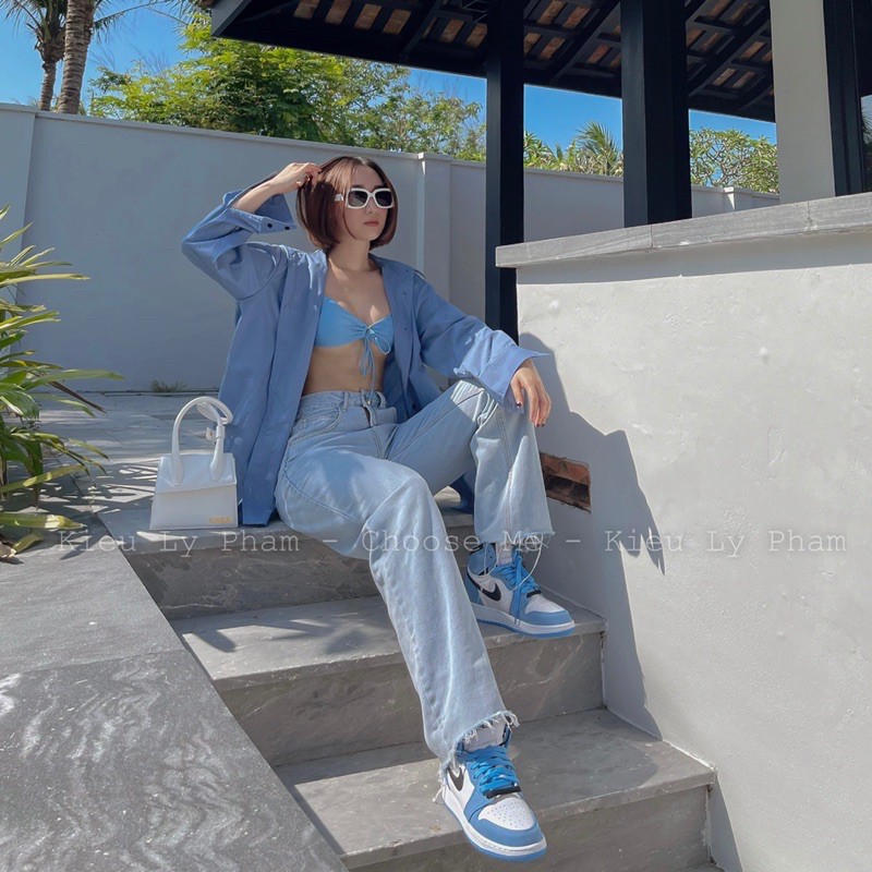 Áo Sơ Mi Nữ, Áo Sơ Mi Nữ Form Rộng, set đồ nhiều màu , Quần Shorts - Choose Me | BigBuy360 - bigbuy360.vn