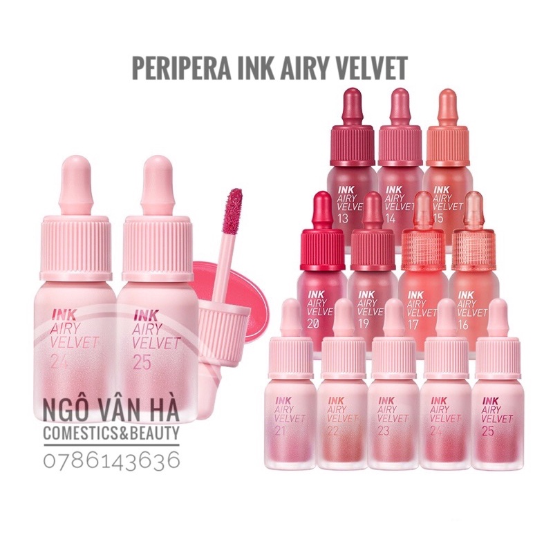 Son Kem Lì Peripera Ink Airy Velvet Hàn Quốc