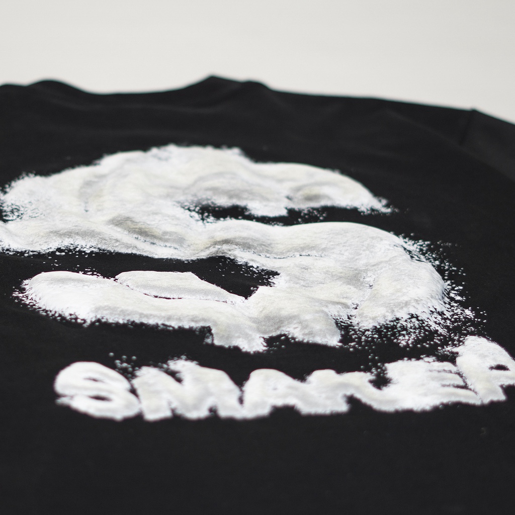 Áo thun cotton nam nữ Unisex form rộng tay lỡ, local brand chính hãng - "SAIGON SNOW" TEE IN BLACK