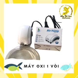 Máy sủi khí oxy 1 vòi 248a + dây sủi 1m + quả sủi