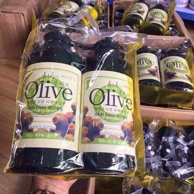 BỘ DẦU GỘI DẦU XẢ OLIVE HÀN QUỐC