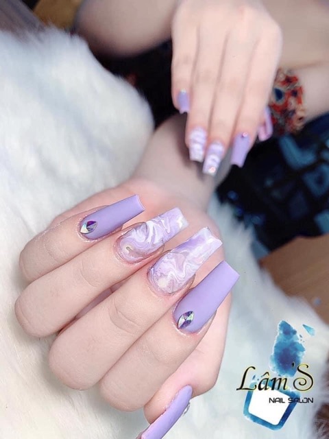 Sơn gel màu tím hot trend - Phụ kiện Nail