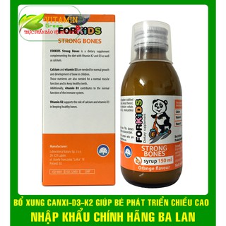 CANXI CHO BÉ FORKIDS STRONG BONES 150ml | NHẬP KHẨU CHÍNH HÃNG BALAN