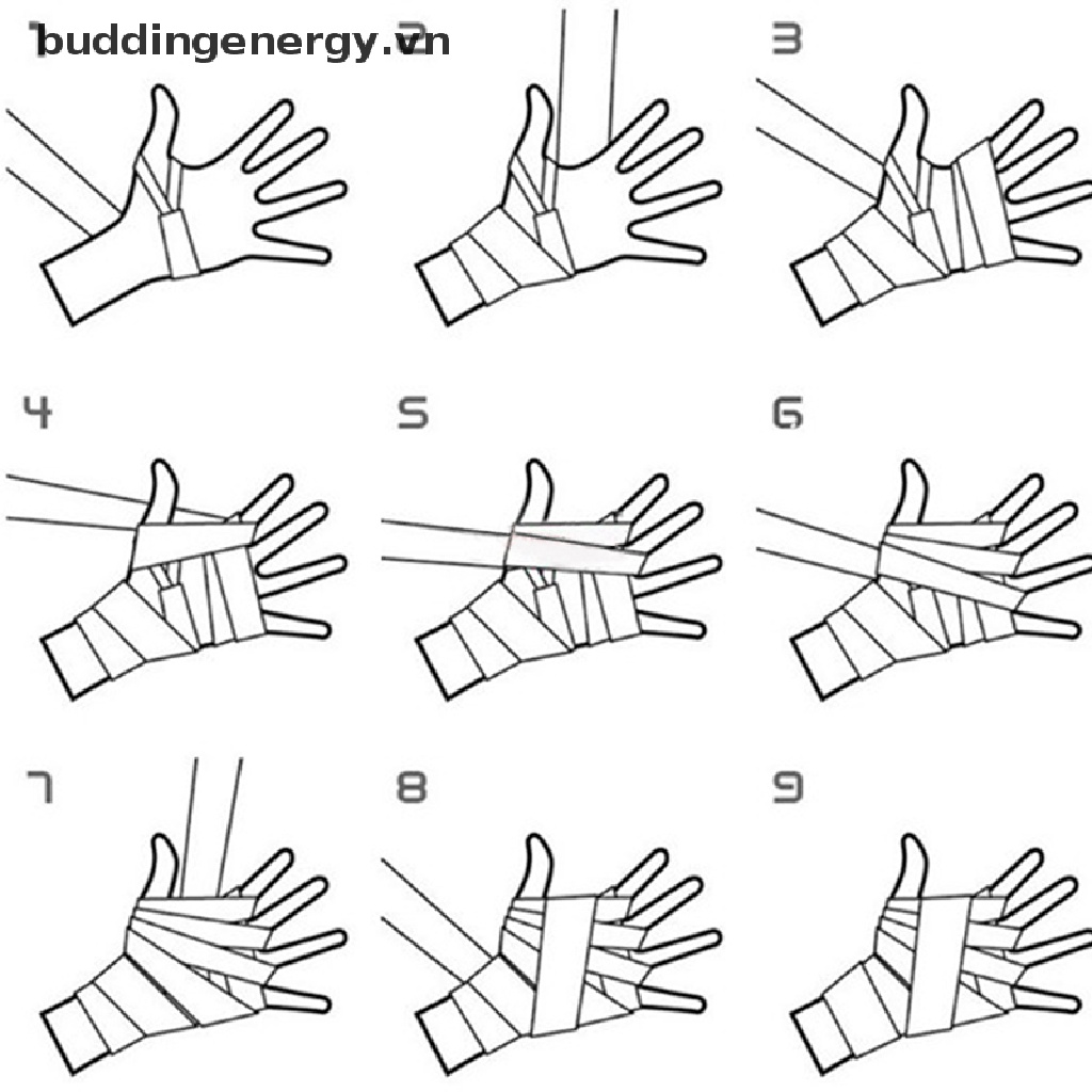 Băng Quấn Tay Vải Cotton Hỗ Trợ Tập Boxing