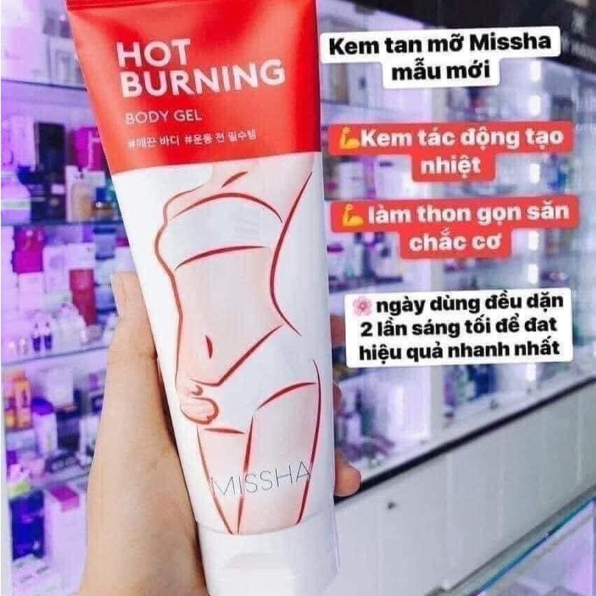 Gel Kem Tan Mỡ Bụng Missha Hot Burning Hàn Quốc [Hàng Auth] GentsOfficialStore