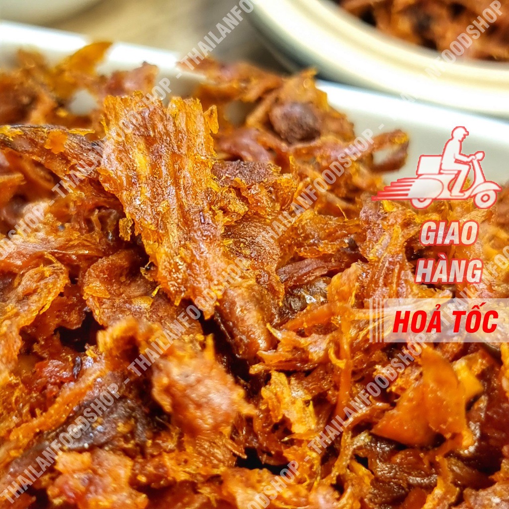Khô Mực Xé Sợi Tẩm Vị Bình Định - Lon 300Gr