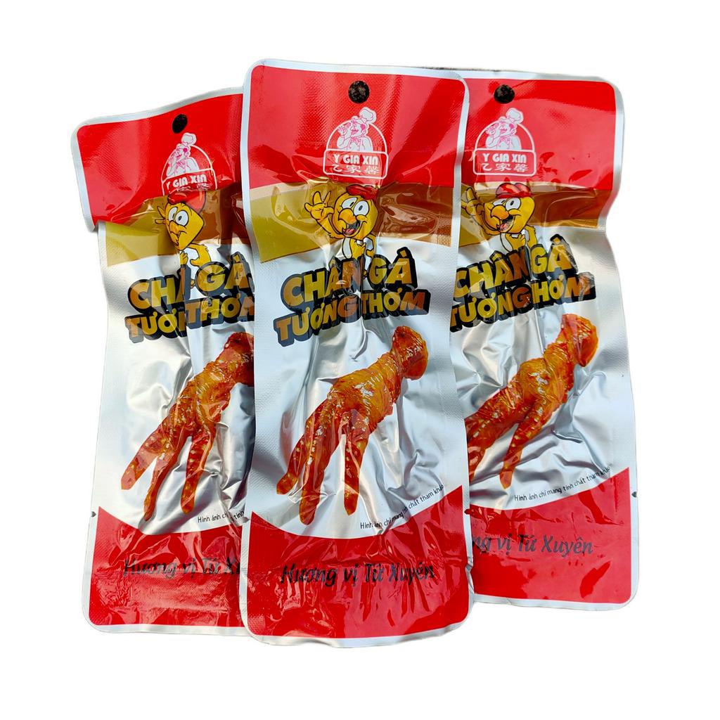 Combo 20 chân gà cay tương thơm,chân gà tương thơm sản xuất tại việt nam