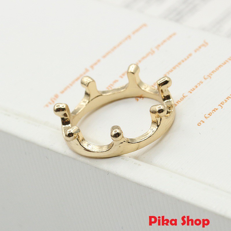 Nhẫn vương miện nữ for teen