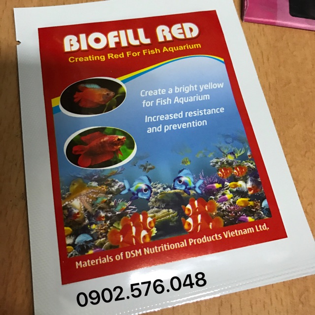 Biofill red - tạo màu đỏ cho cá cảnh