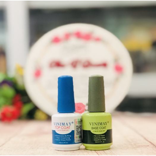 Base top cứng móng Vinimay bộ ba đồ làm nail cơ bản