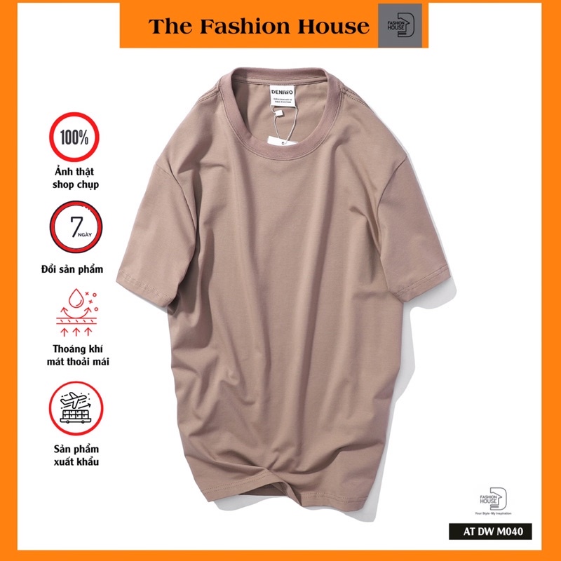 Áo thun nam trơn áo phông nam đẹp trơn basic cotton thoáng mát The Fashion House DENIWO 2021 | BigBuy360 - bigbuy360.vn