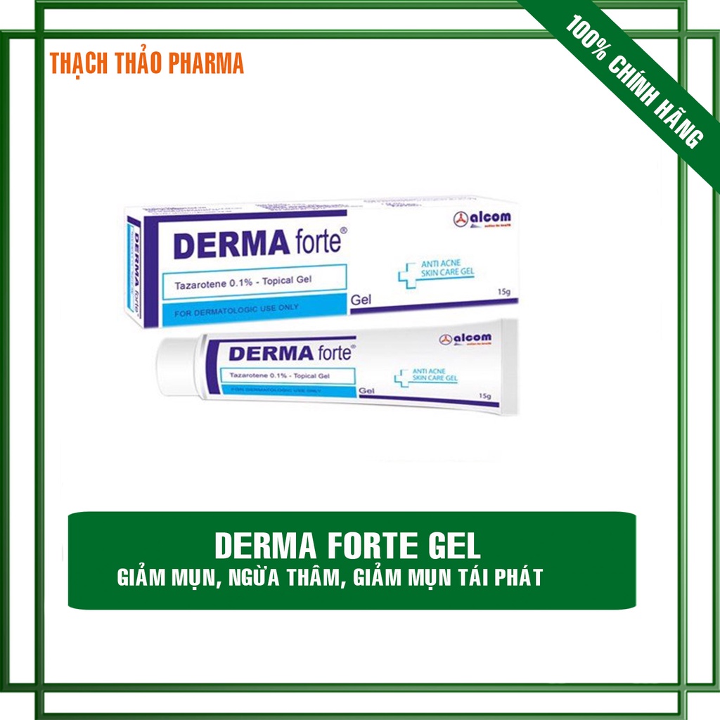DERMA FORTE GEL 15G - GIẢM MỤN, MỜ THÂM