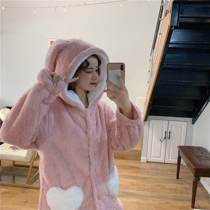 ORDER_ N20 Bộ Ngủ Thỏ Bông 2 Màu Ulzzang | BigBuy360 - bigbuy360.vn