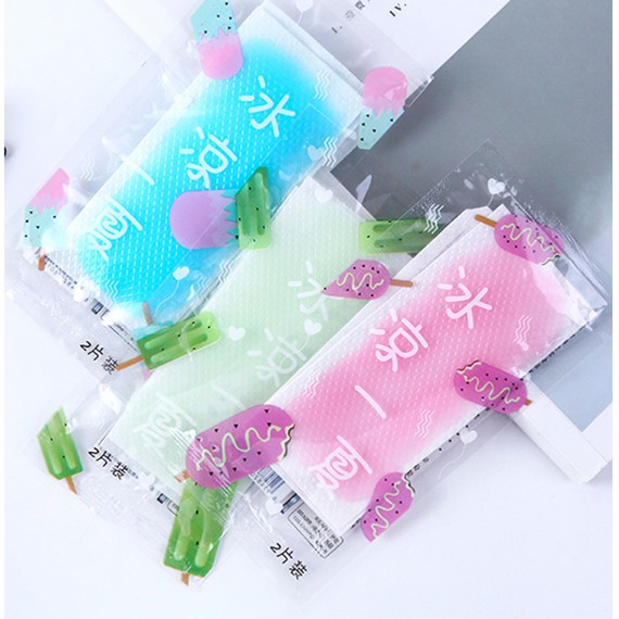 Bộ 2 nhãn dán cách nhiệt phong cách mùa hè cho điện thoại di động