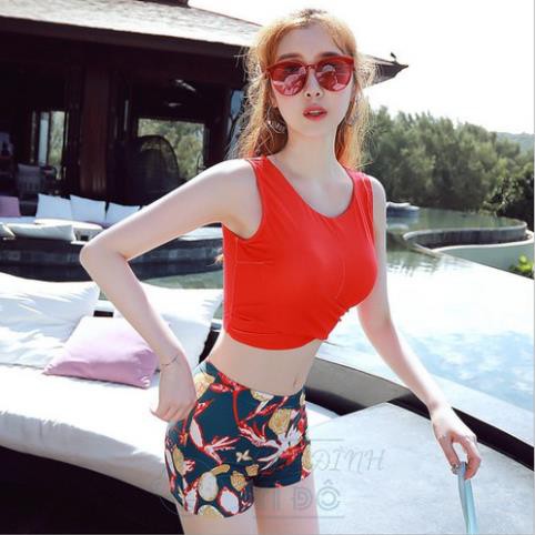 Bikini Hai Mảnh ⚡ FREESHIP ⚡ Kín Đáo Đồ Bơi Giấu Bụng Đi Biển Mùa Hè ་