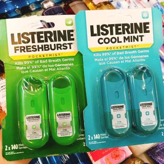 Combo 2 chai Xịt thơm miệng Listerine