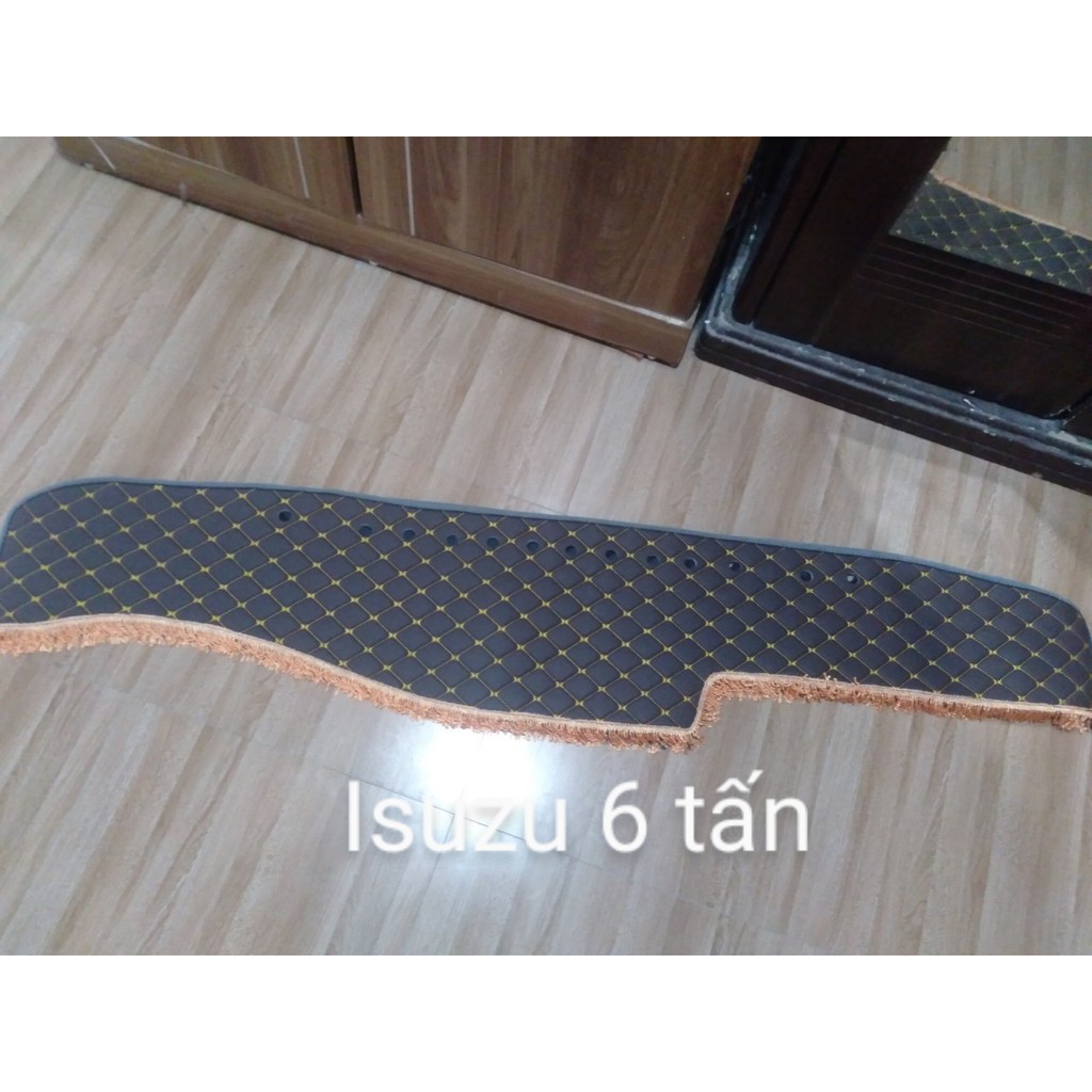 Thảm táp lô ISUZU các loại tải trọng chất liệu da 5d, 6d
