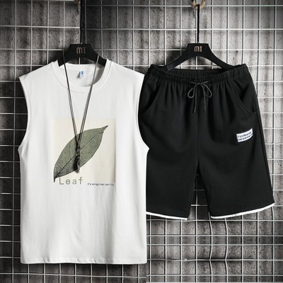 Bộ đồ nam mùa hè áo sát nách và quần short nam hàng chuẩn đẹp