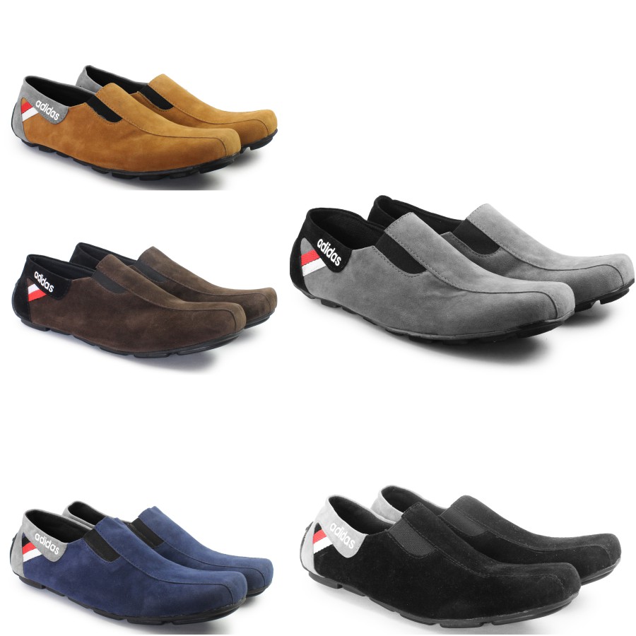 Prd! Giày Lười Da Lộn Adidas Messy Thời Trang Năng Động Cho Nam