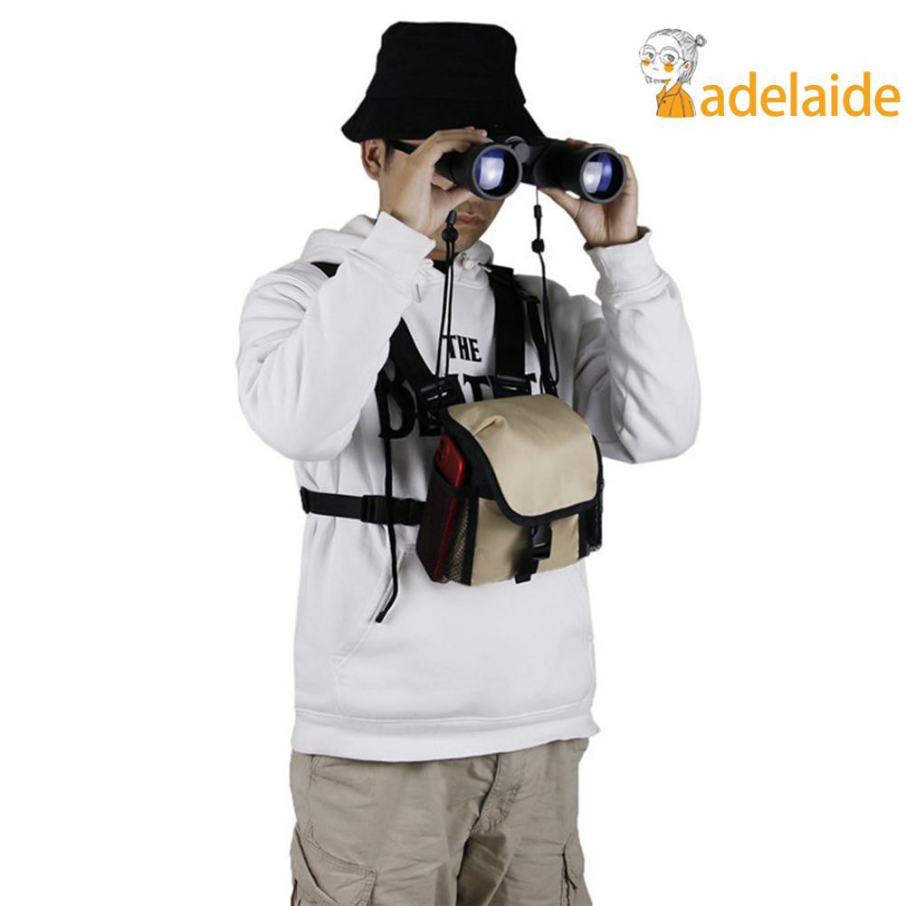 ADELAIDE√ Adjustable Binocular Bag Case Telescope Hiking Hunting Camera Chest Pack