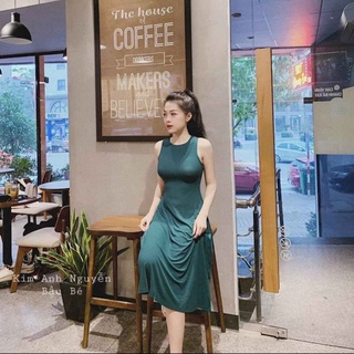 ĐẦM MAXI CỔ YẾM HỞ LƯNG (KÈM VIDEO HÌNH THẬT)