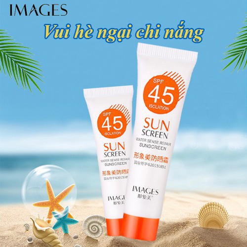 Kem chống nắng dưỡng da Images SPF45 PA+++ 15g kem chống nắng mặt kem chống nắng toàn thân GM-KCN01